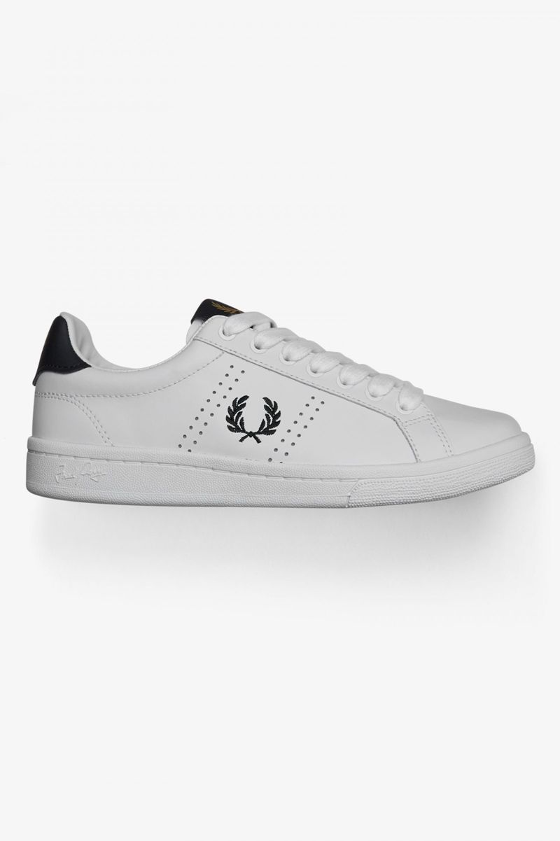 Men's Fred Perry B721 Shoes White | 4315906-ND