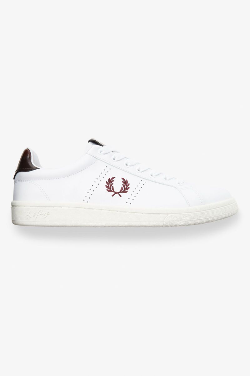 Men's Fred Perry B721 Shoes White | 8409165-EB