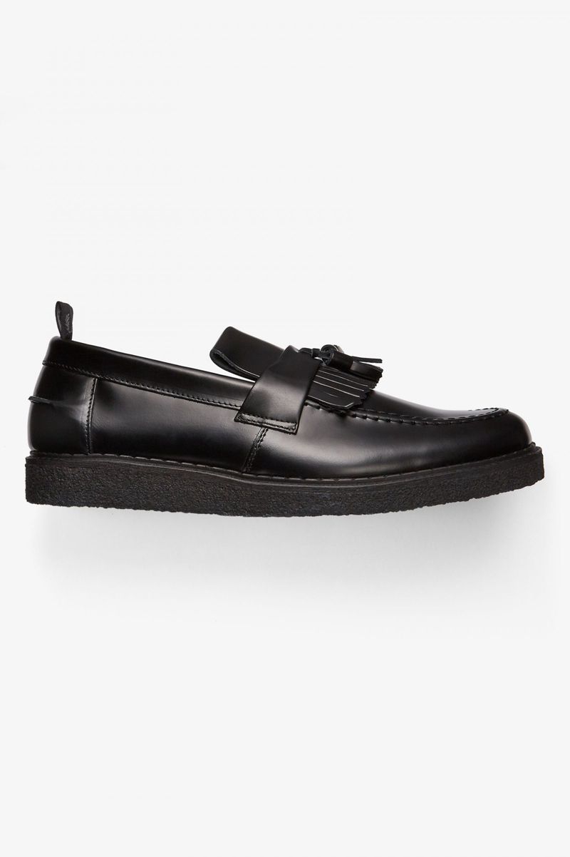 Men's Fred Perry B9278 Shoes Black | 1485260-CV