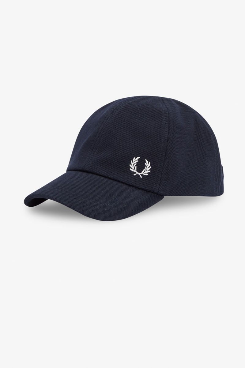 Men's Fred Perry Classic Piqué Hats Navy | 2934785-AF