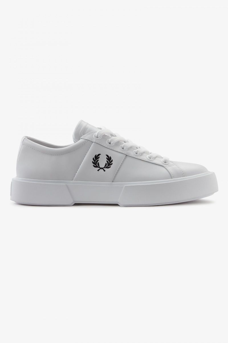 Men's Fred Perry Exmouth Shoes White | 0279513-FZ