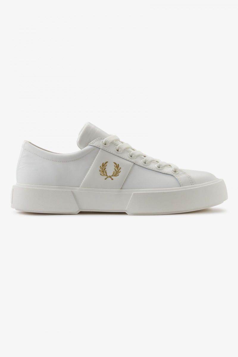 Men's Fred Perry Exmouth Shoes White | 8613907-UD