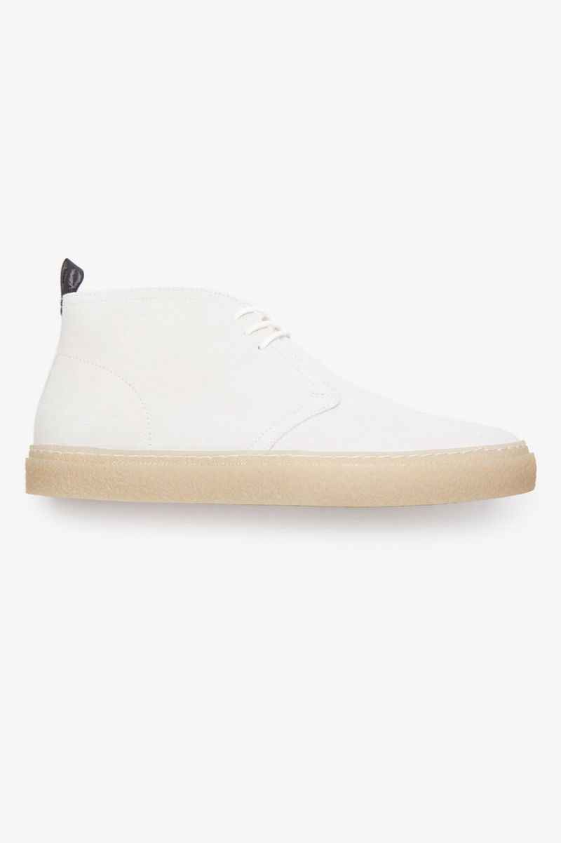 Men's Fred Perry Hawley Shoes White | 5064932-QA