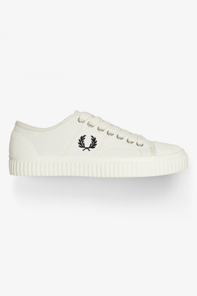 Men's Fred Perry Hughes Low Shoes White | 8724153-FV