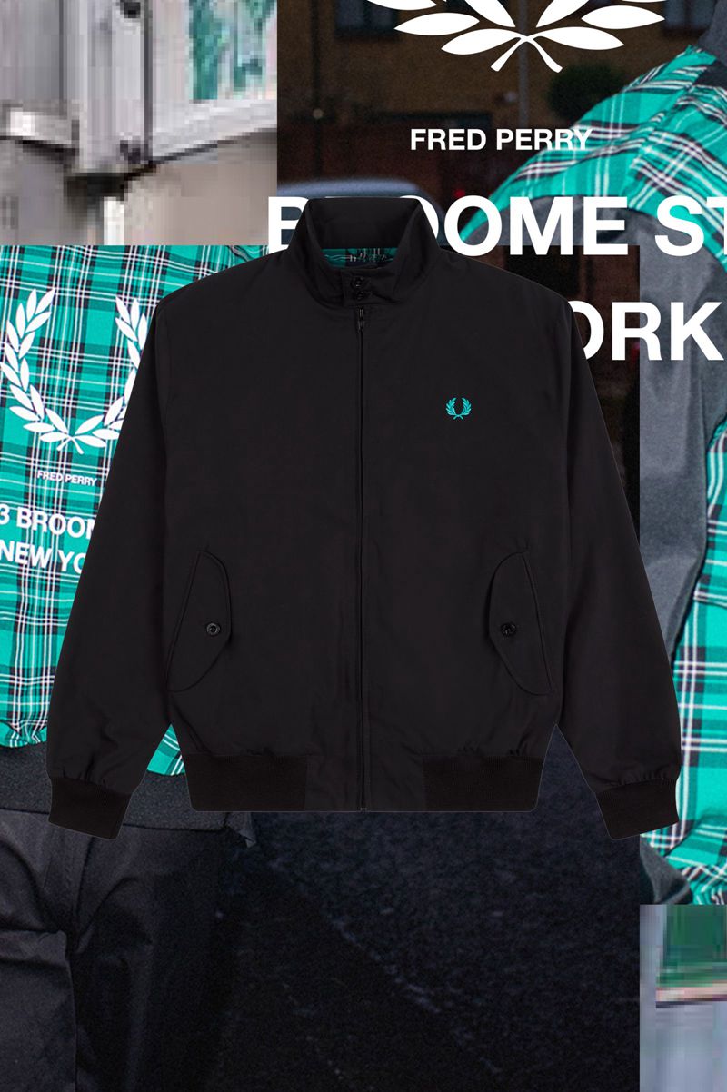 Men's Fred Perry J2837 Jackets Black | 4580237-LA