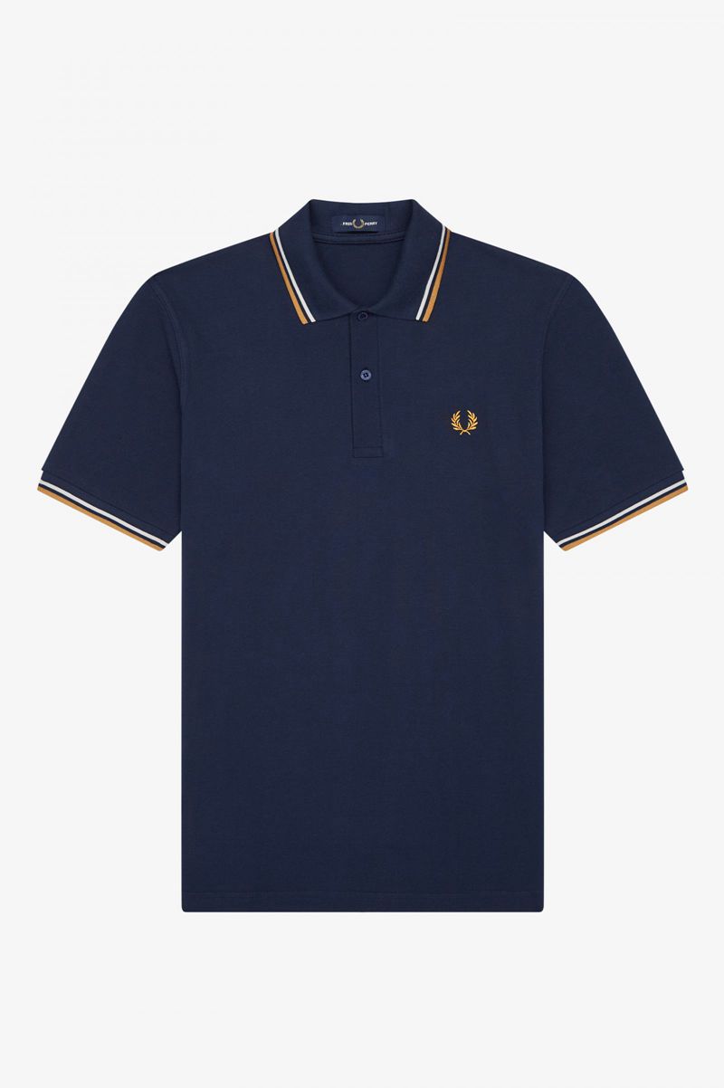 Men's Fred Perry M12 Polo Shirts Dark Grey | 9075312-UB