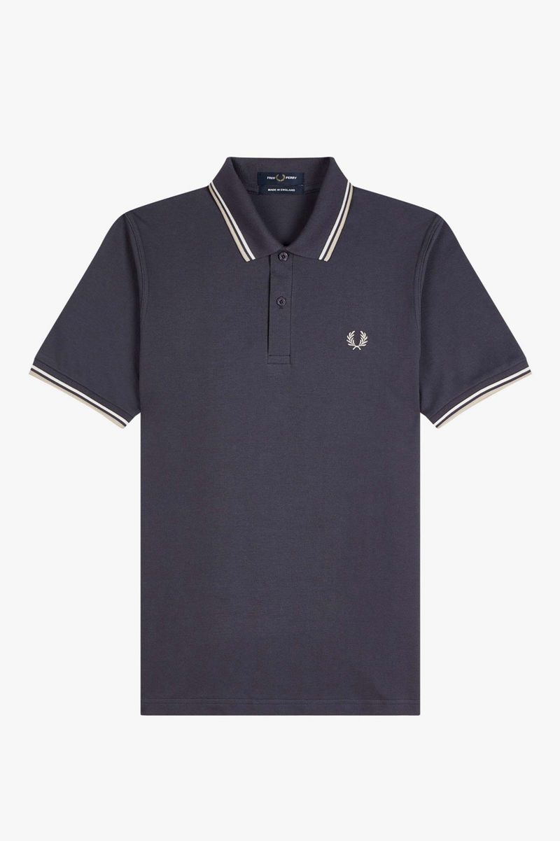 Men's Fred Perry M12 Polo Shirts Deep Grey | 5682347-AH