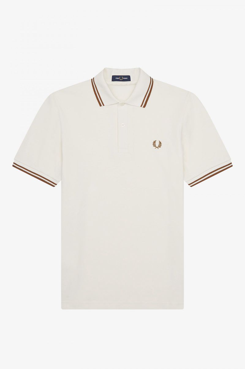 Men's Fred Perry M12 Polo Shirts White | 9873460-KF