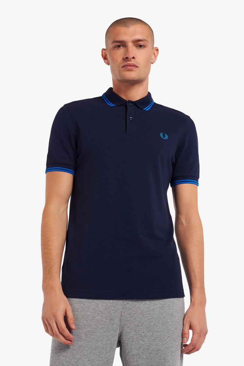 Men's Fred Perry M3600 Polo Shirts Dark Grey | 5390417-JU