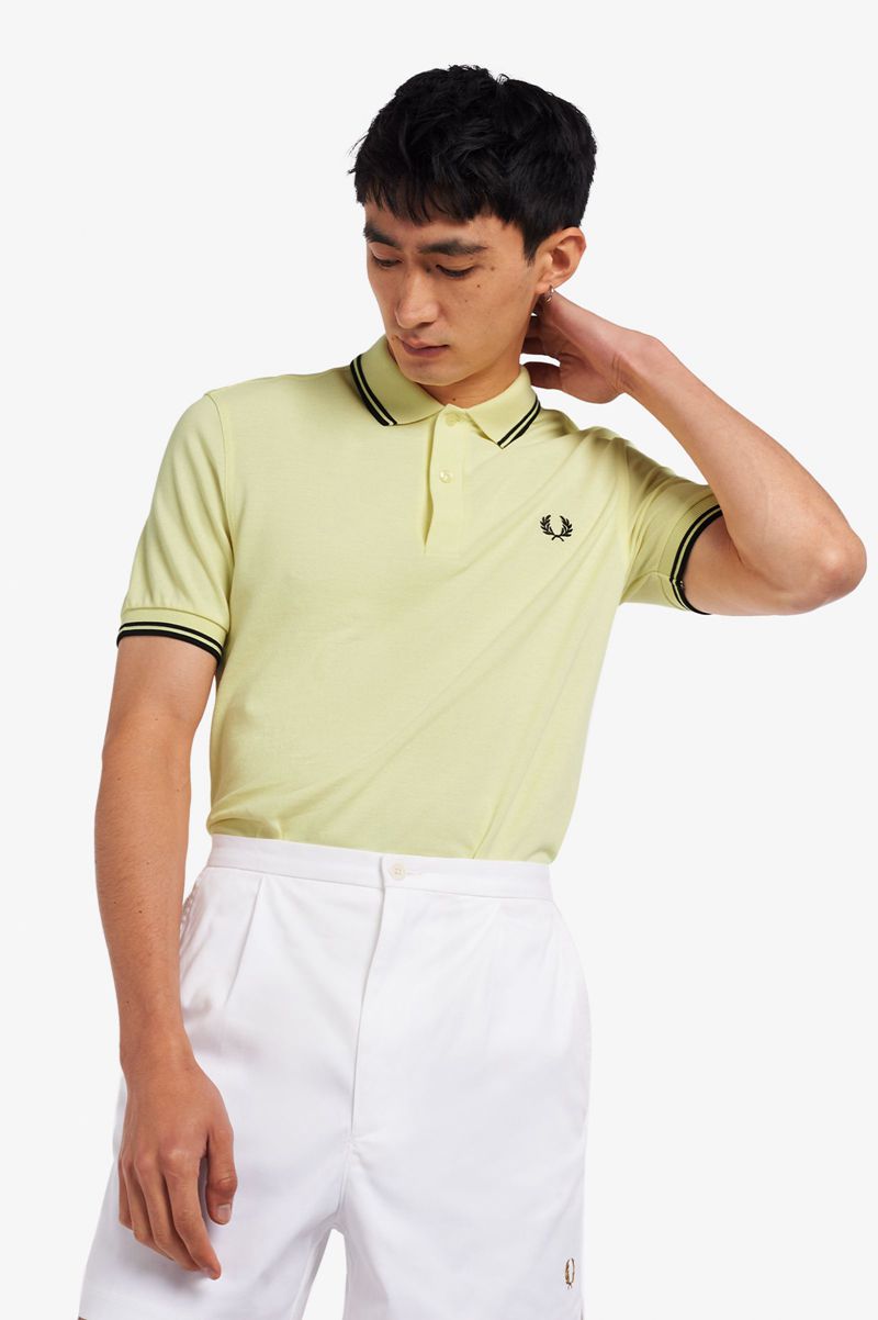 Men's Fred Perry M3600 Polo Shirts Green | 0746952-KE