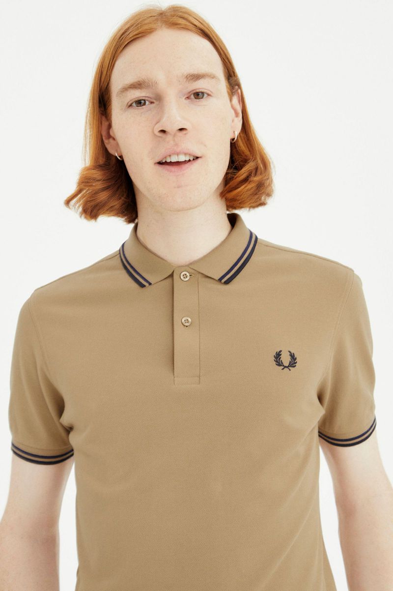 Men's Fred Perry M3600 Polo Shirts Grey | 9523708-BV