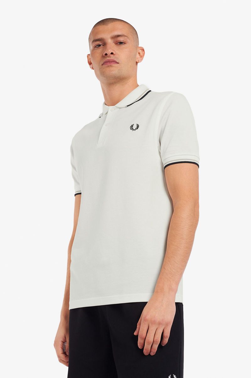 Men's Fred Perry M3600 Polo Shirts White | 2610875-DY