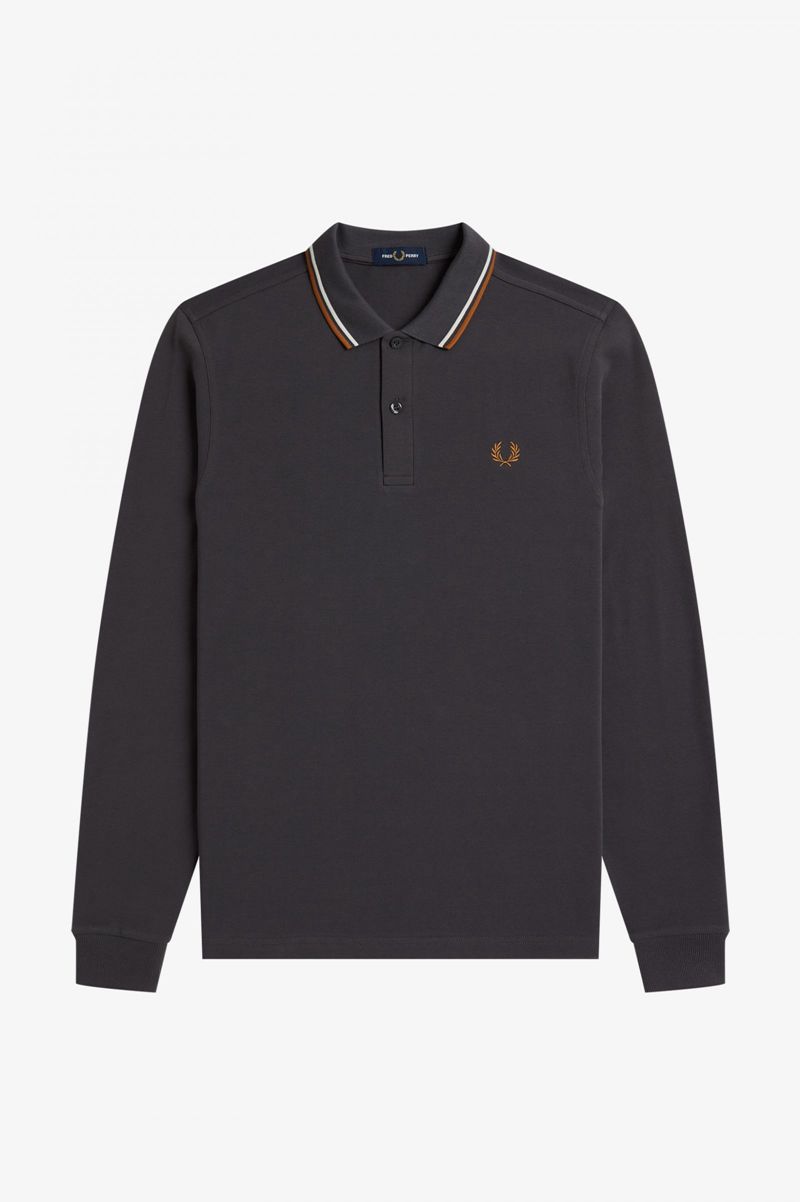 Men's Fred Perry M3636 Polo Shirts Black | 2071568-AQ