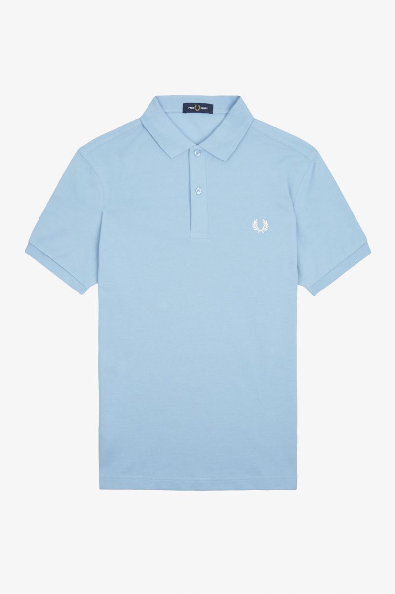 Men's Fred Perry M6000 Polo Shirts Blue | 1964530-ME