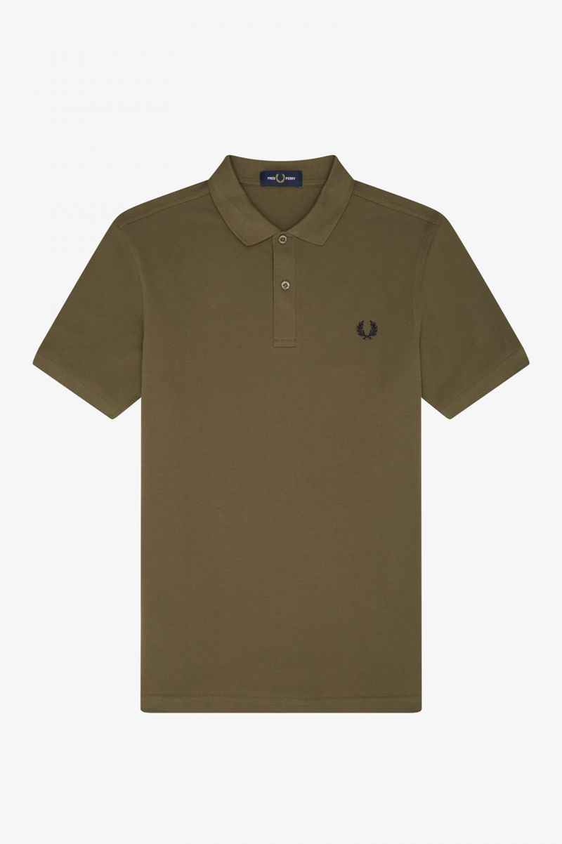 Men's Fred Perry M6000 Polo Shirts Green | 6492530-OH