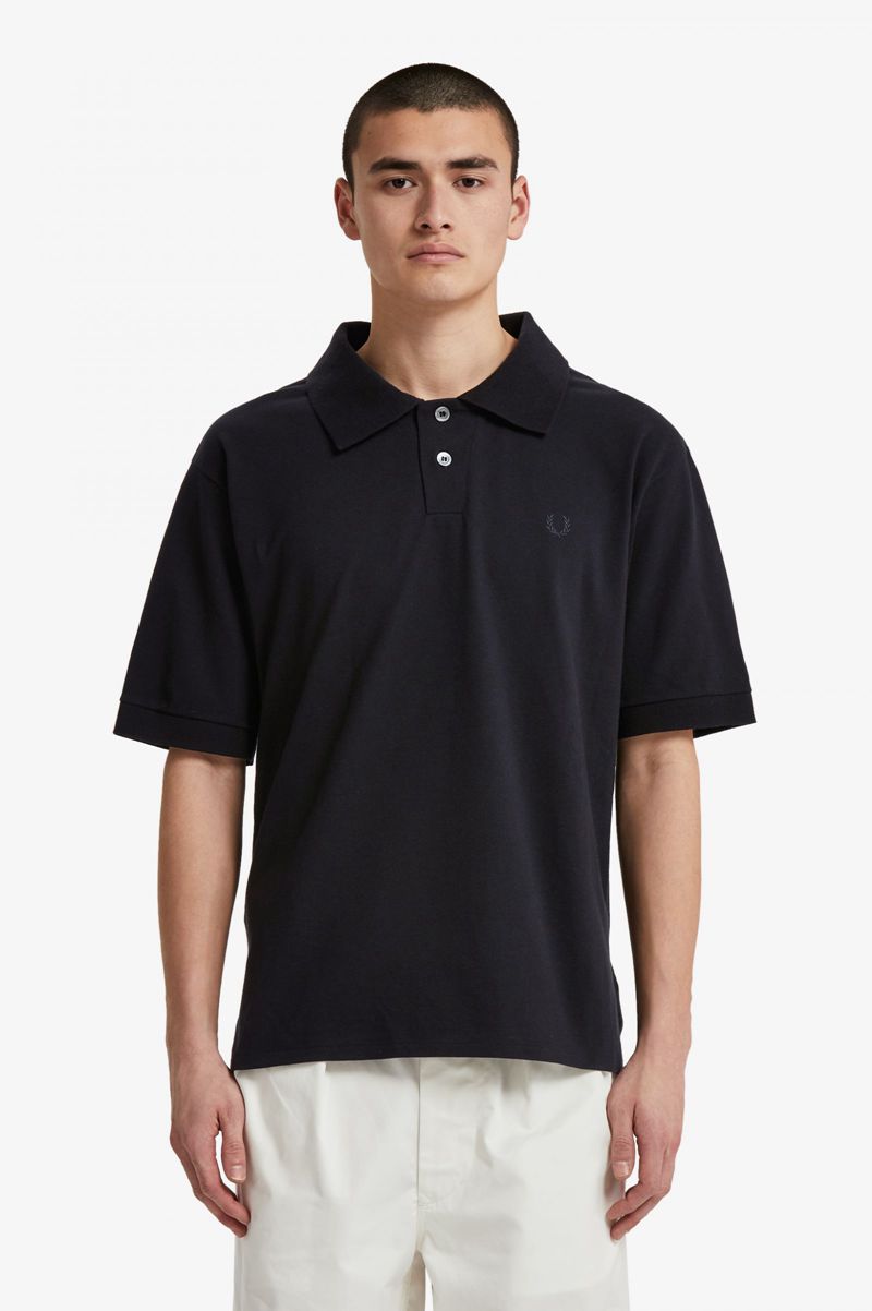 Men's Fred Perry SM6001 Polo Shirts Black | 8256904-AS