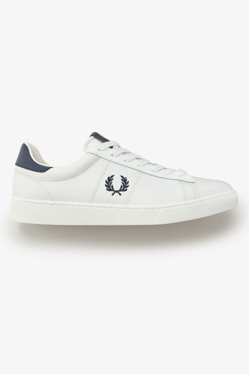 Men's Fred Perry Spencer Shoes White | 5027893-JS