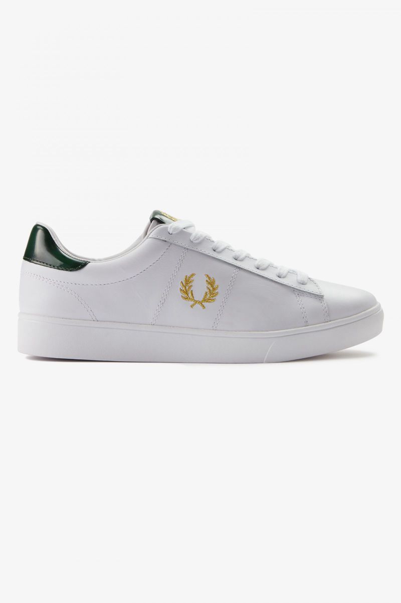 Men's Fred Perry Spencer Shoes White | 9237604-GQ