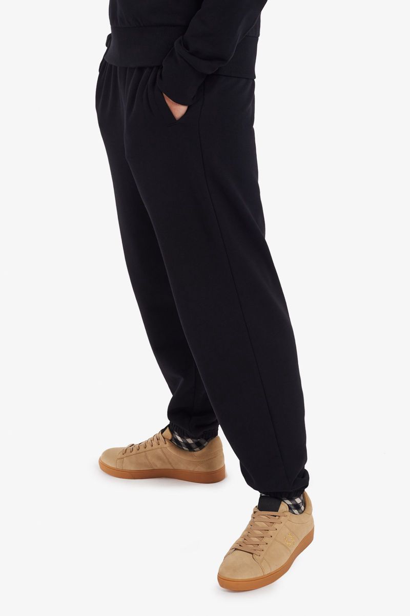 Men's Fred Perry T3824 Pants Black | 7046819-PN