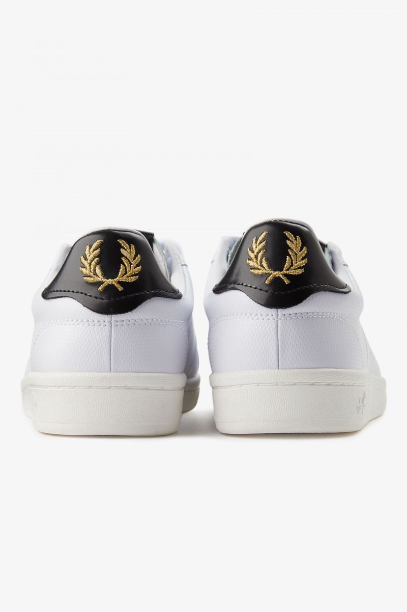 Men's Fred Perry B721 Shoes White | 3182067-YQ