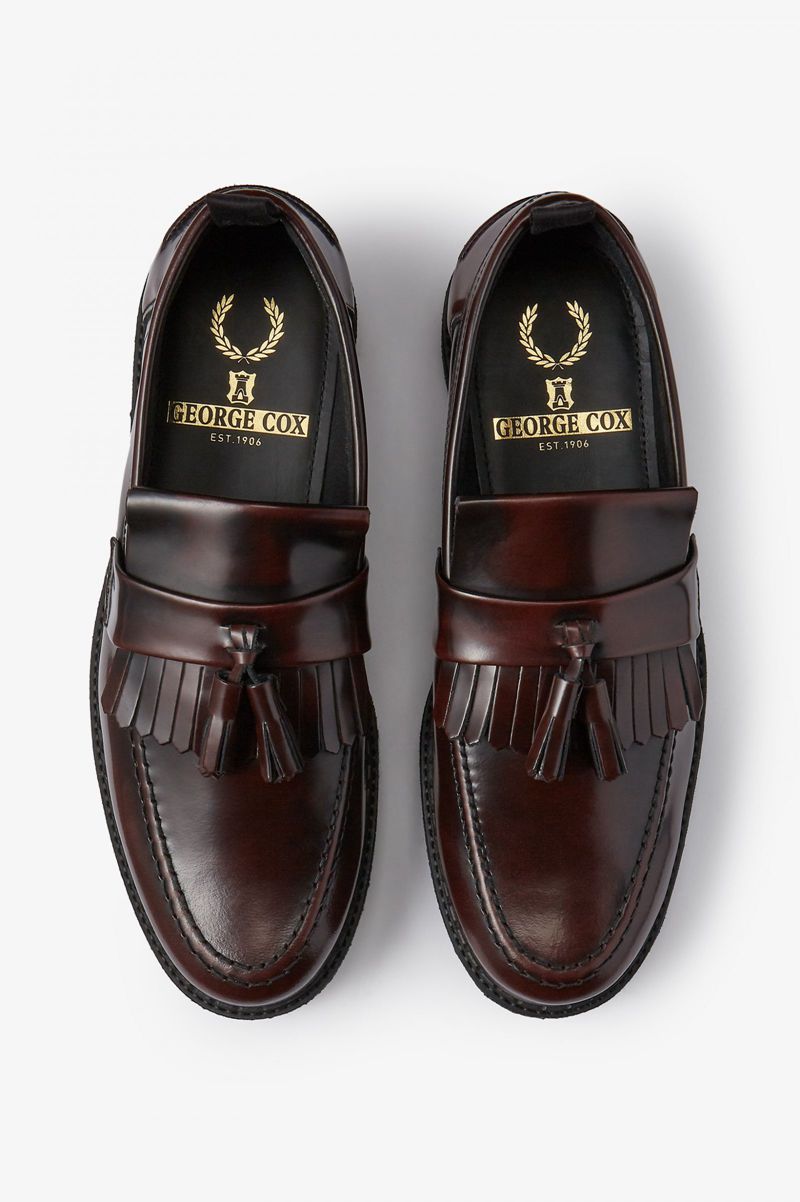 Men's Fred Perry B9278 Shoes Brown | 9412860-TJ