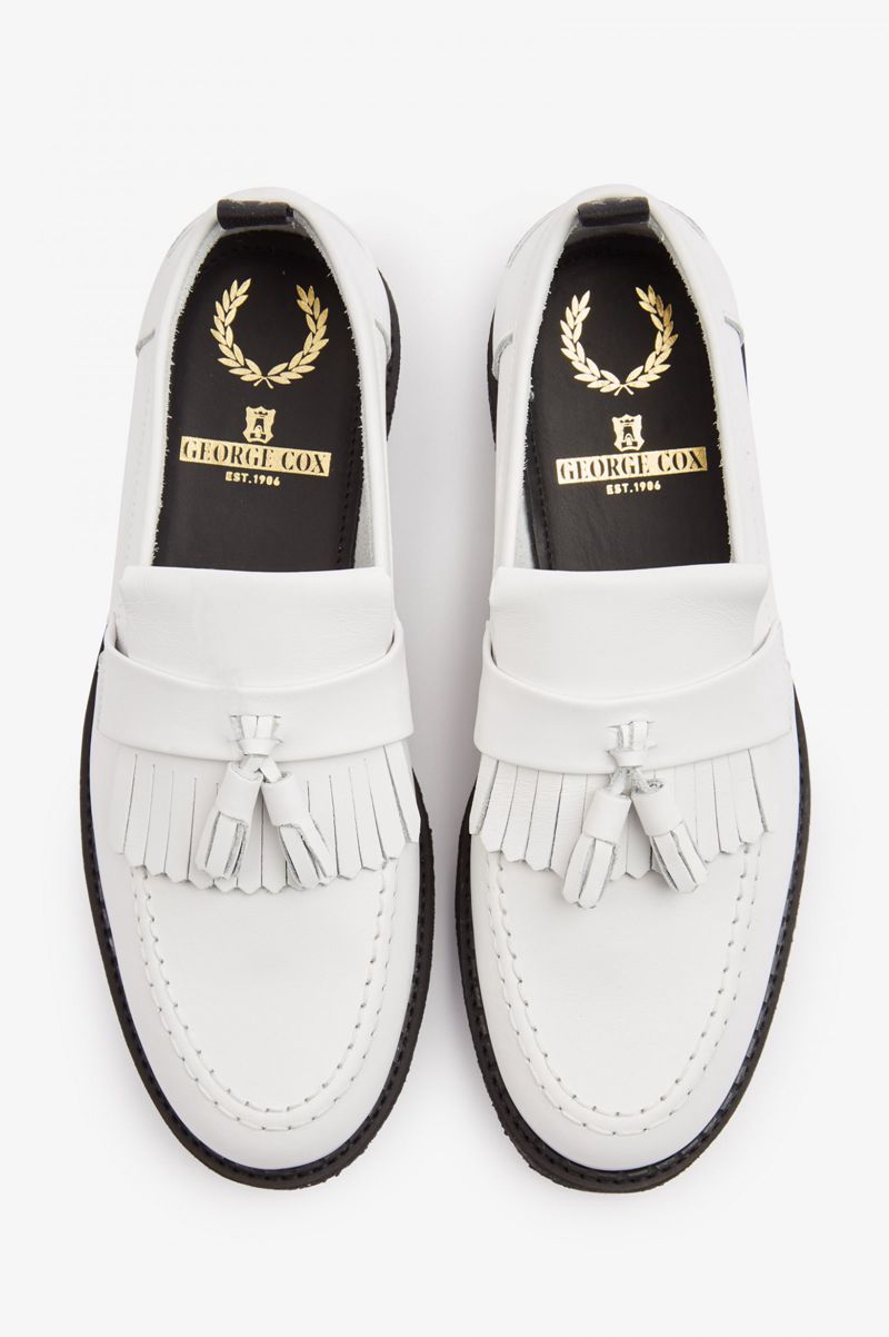 Men's Fred Perry B9299 Shoes White | 1847065-TF