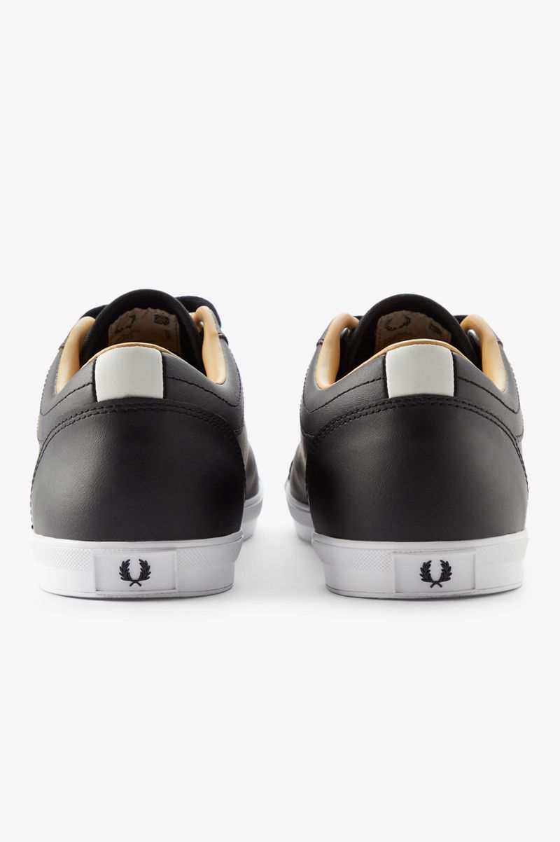 Men's Fred Perry Baseline Shoes Black | 1629534-ZO