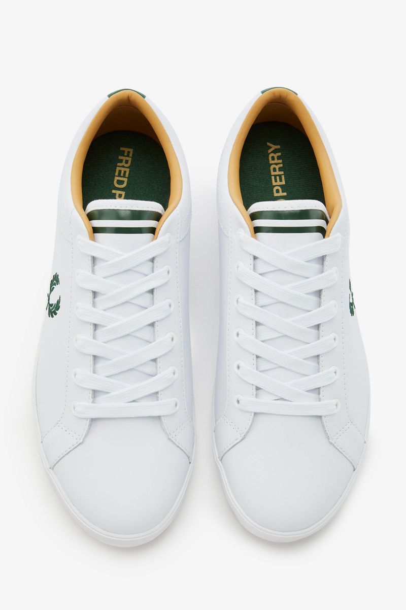 Men's Fred Perry Baseline Shoes White | 5271380-DZ