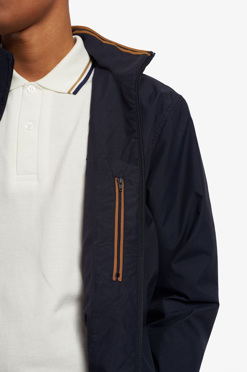 Men's Fred Perry Brentham Jackets Navy | 6180349-WF