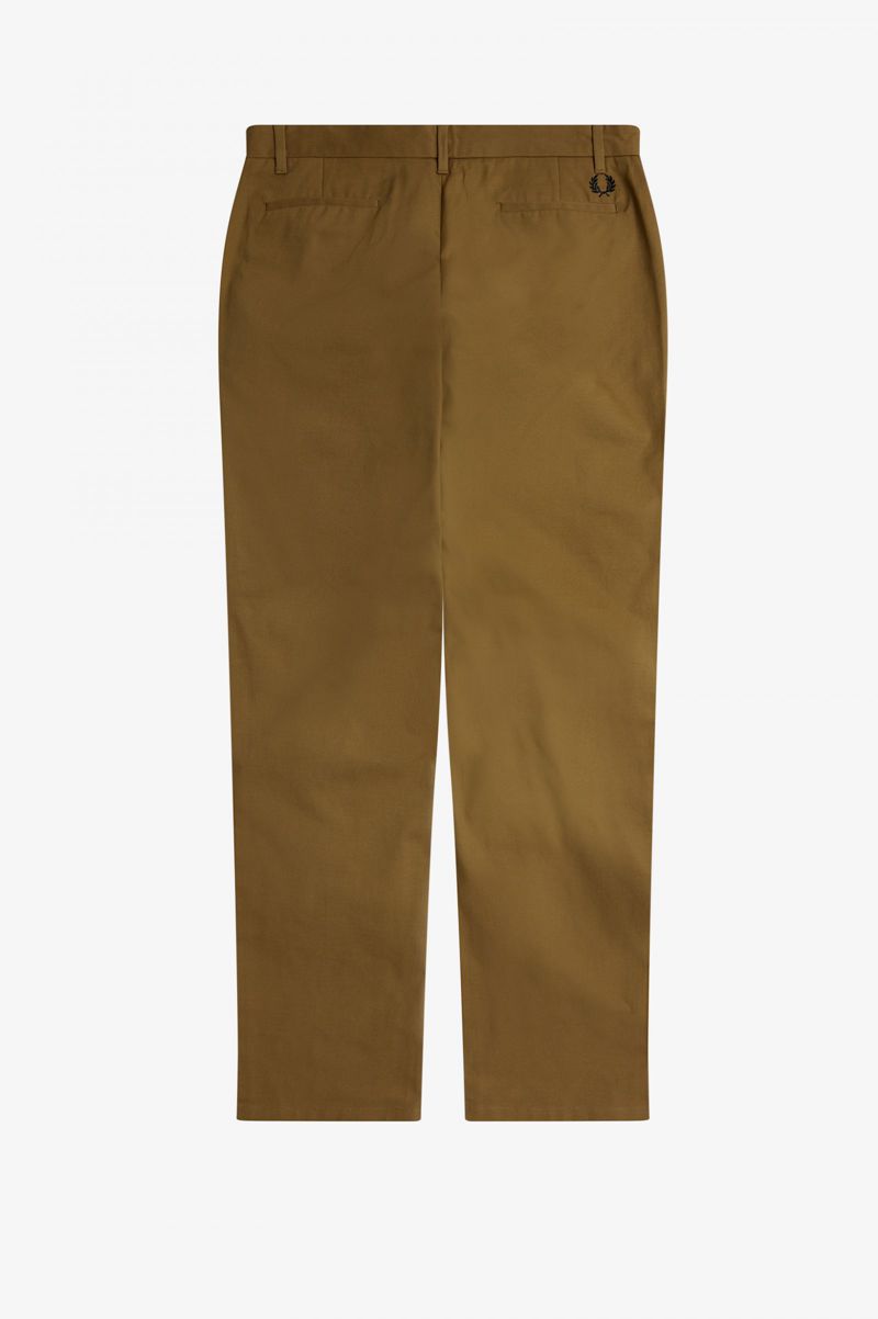 Men's Fred Perry Classic Pants Camel | 8034567-YJ