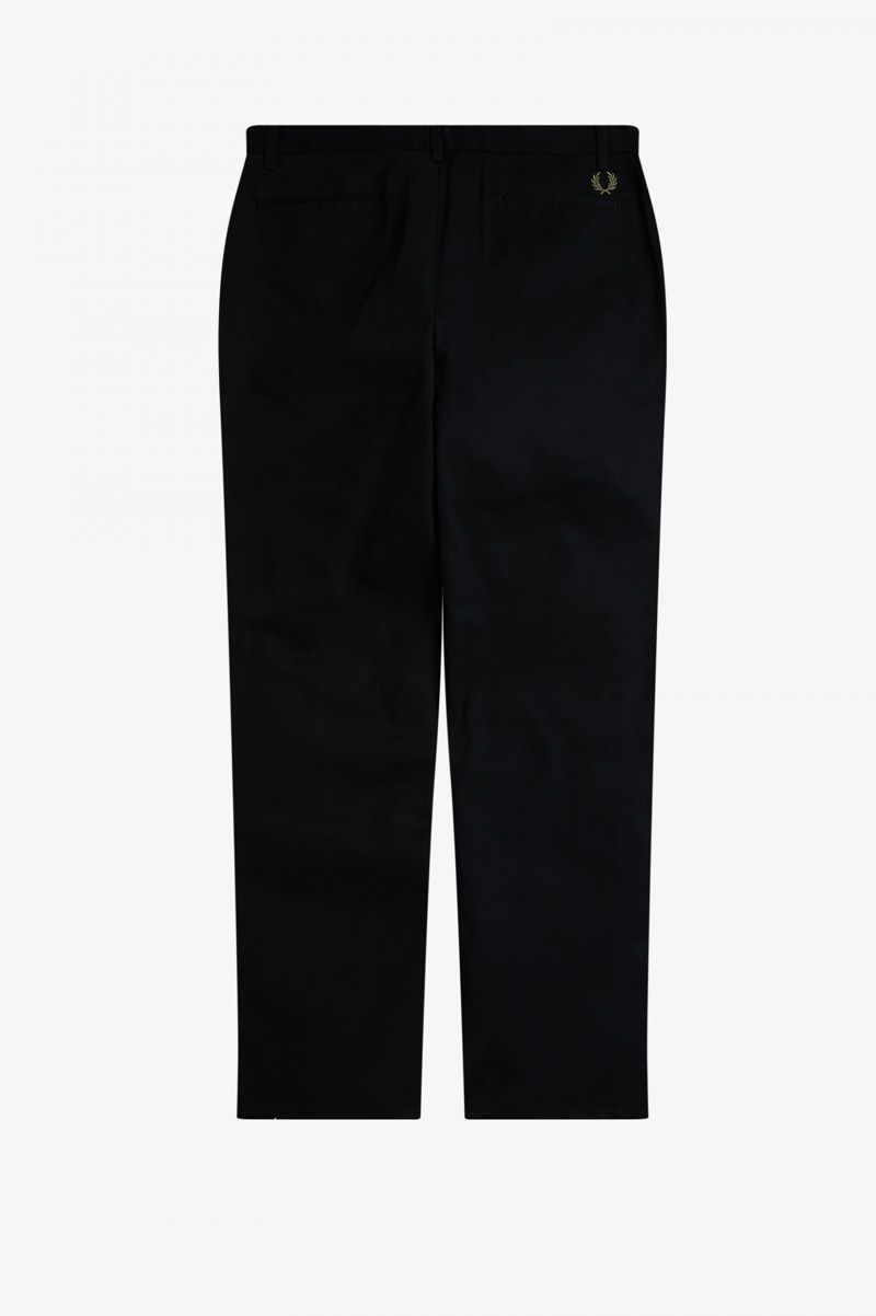 Men's Fred Perry Classic Pants Navy | 6251897-UR