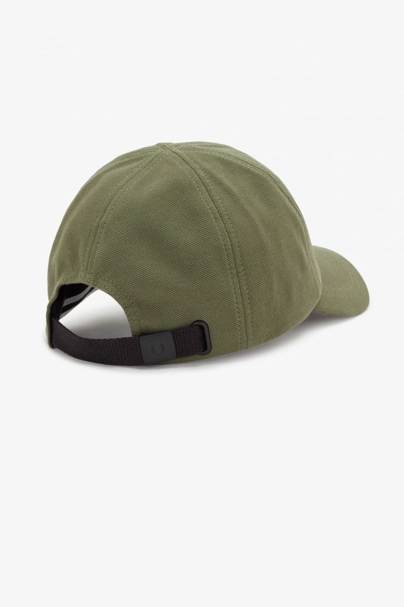 Men's Fred Perry Classic Piqué Hats Green | 5147263-AK