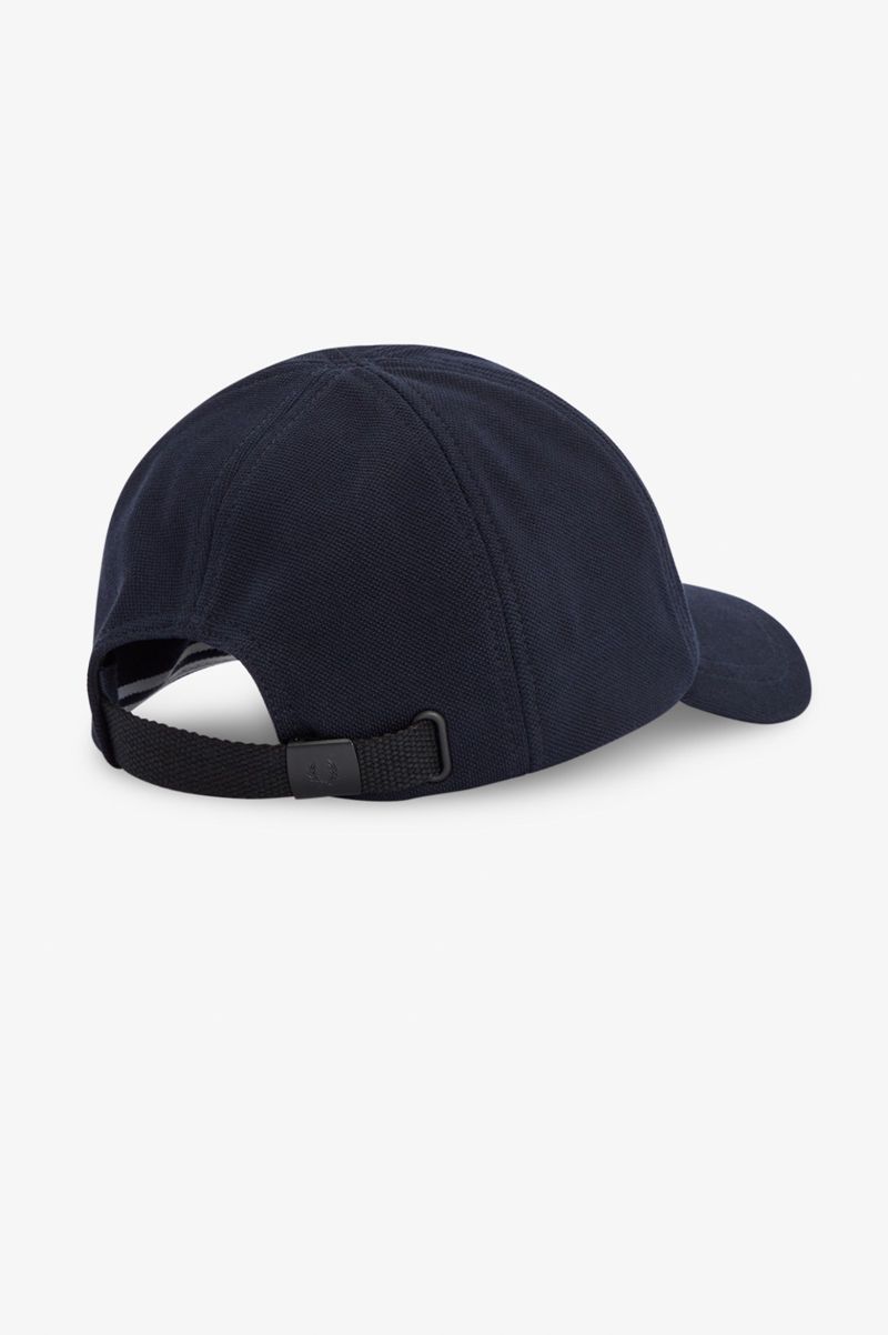 Men's Fred Perry Classic Piqué Hats Navy | 2934785-AF