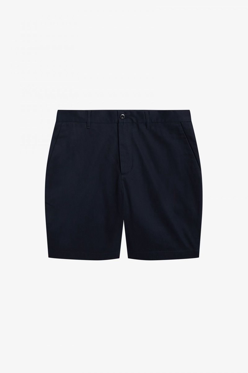 Men's Fred Perry Classic Shorts Navy | 6284093-AF