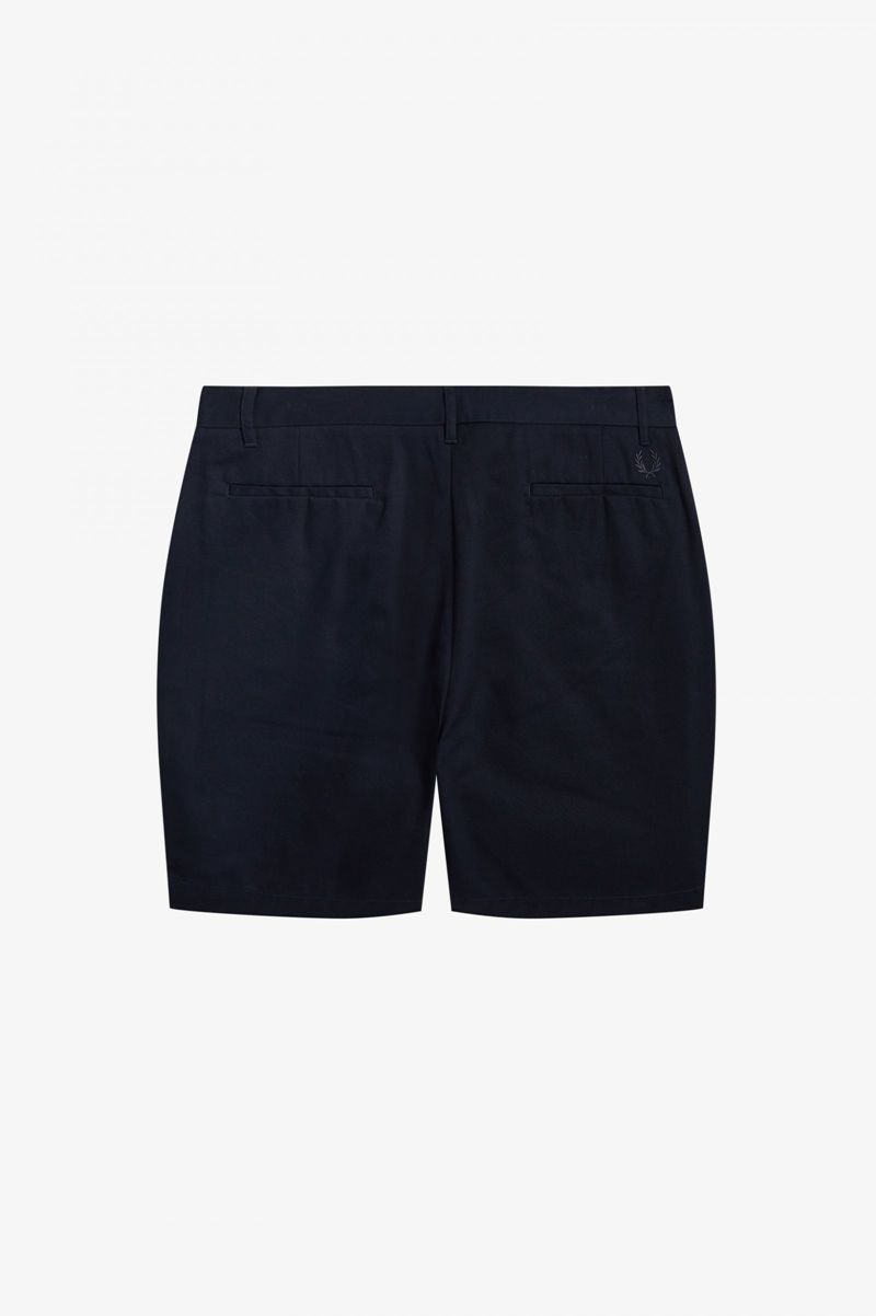 Men's Fred Perry Classic Shorts Navy | 6284093-AF