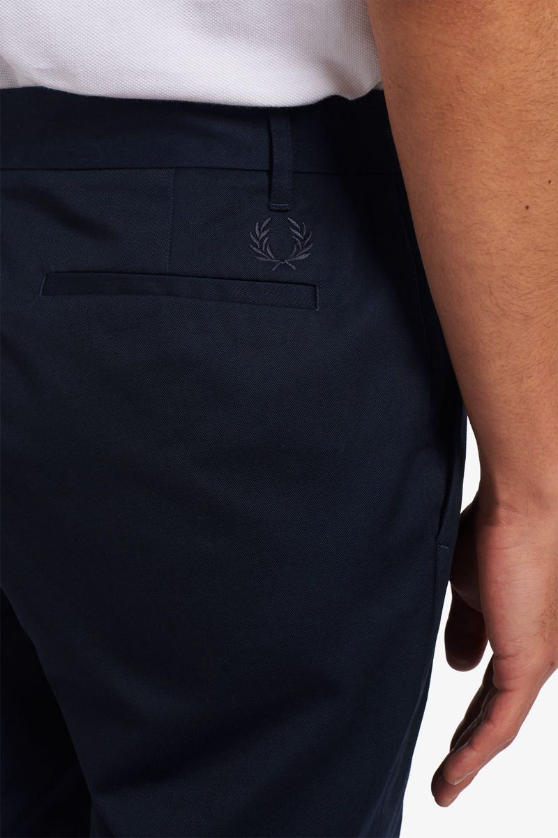 Men's Fred Perry Classic Shorts Navy | 6284093-AF