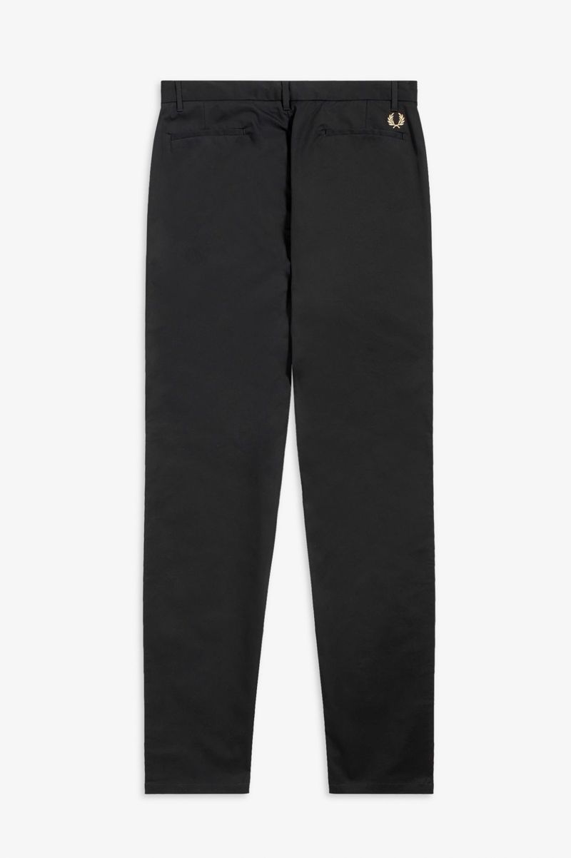 Men's Fred Perry Classic Trouser Pants Black | 1538796-HR