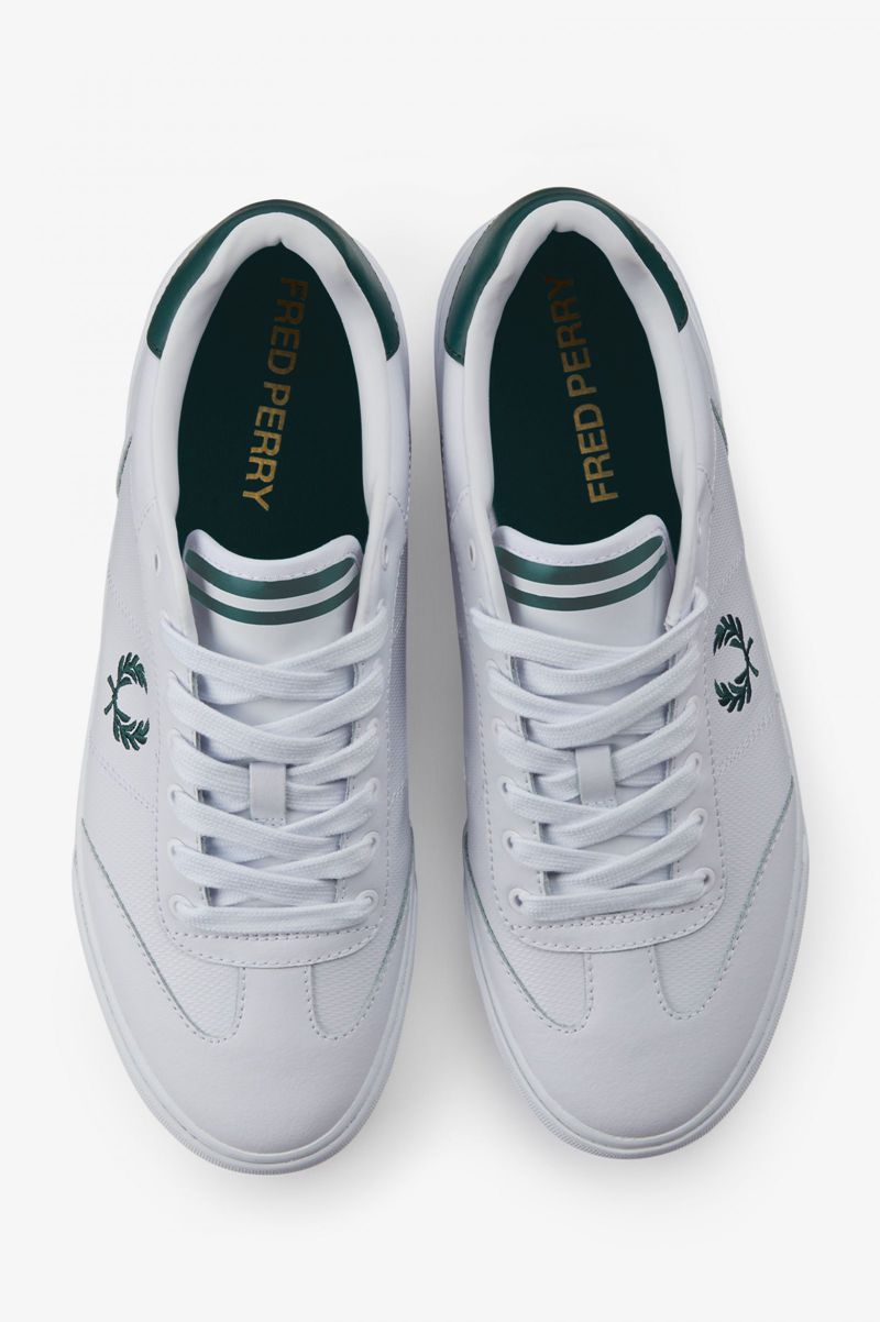 Men's Fred Perry Clay Shoes White | 5238017-HF