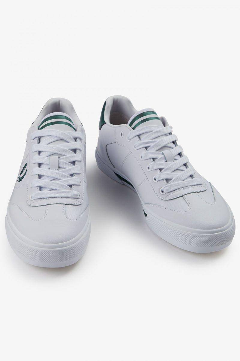 Men's Fred Perry Clay Shoes White | 5238017-HF