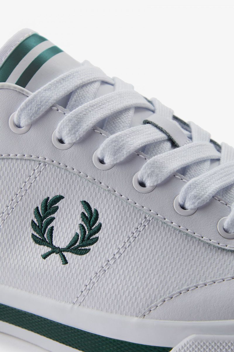 Men's Fred Perry Clay Shoes White | 5238017-HF