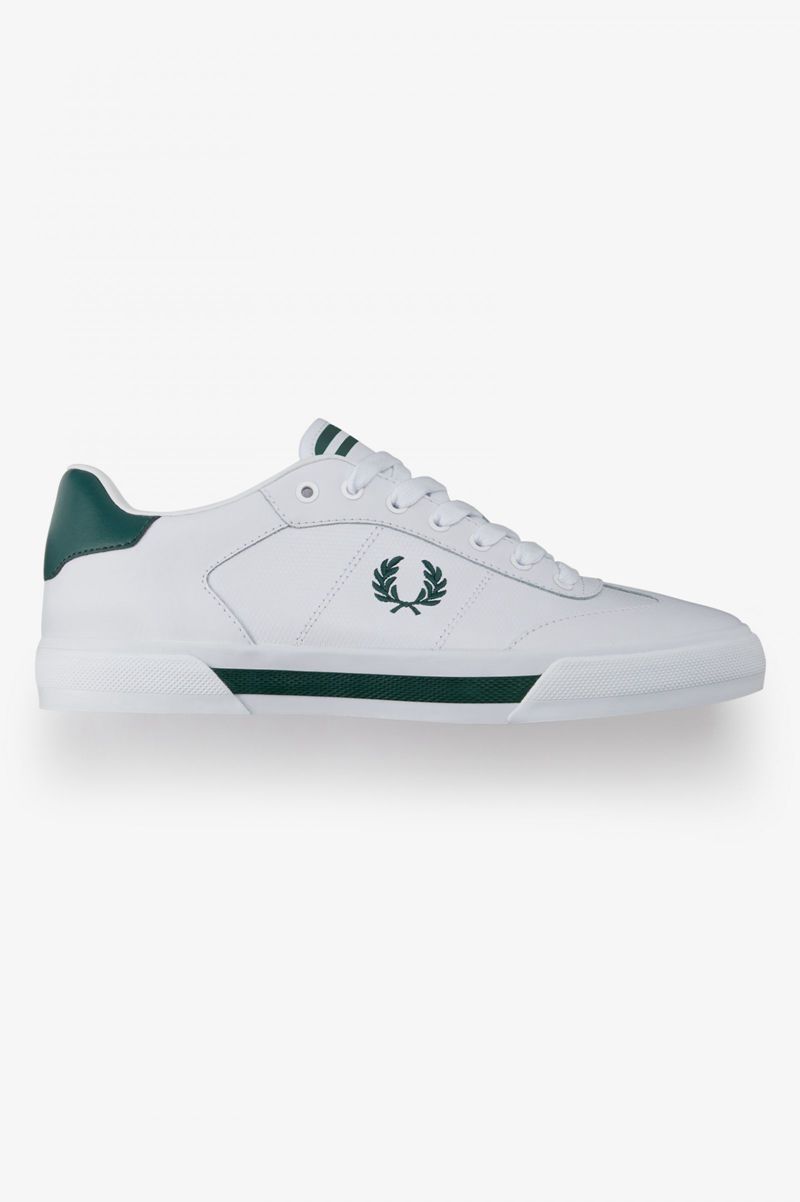 Men\'s Fred Perry Clay Shoes White | 5238017-HF