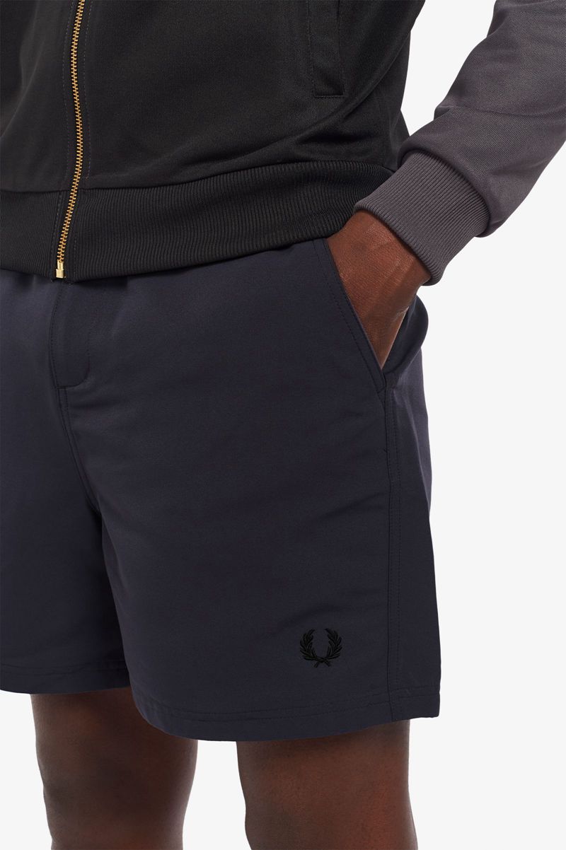 Men's Fred Perry Contrast Panel Swim Shorts Deep Grey | 7824309-UR