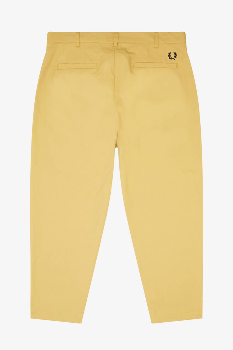 Men's Fred Perry Cropped Pants Grey | 1845962-DZ