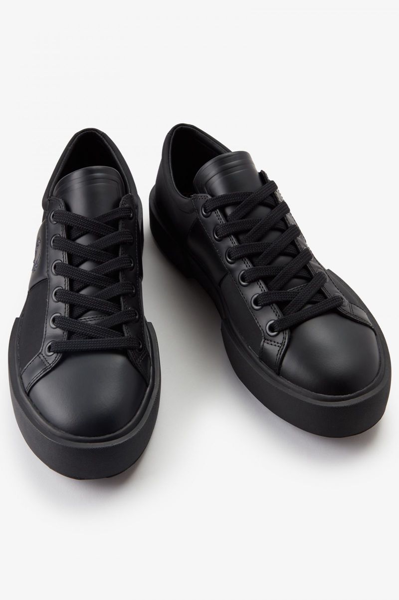 Men's Fred Perry Exmouth Shoes Black | 3269514-CO