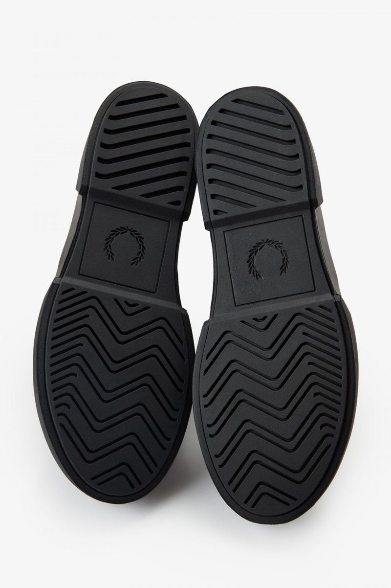 Men's Fred Perry Exmouth Shoes Black | 3269514-CO