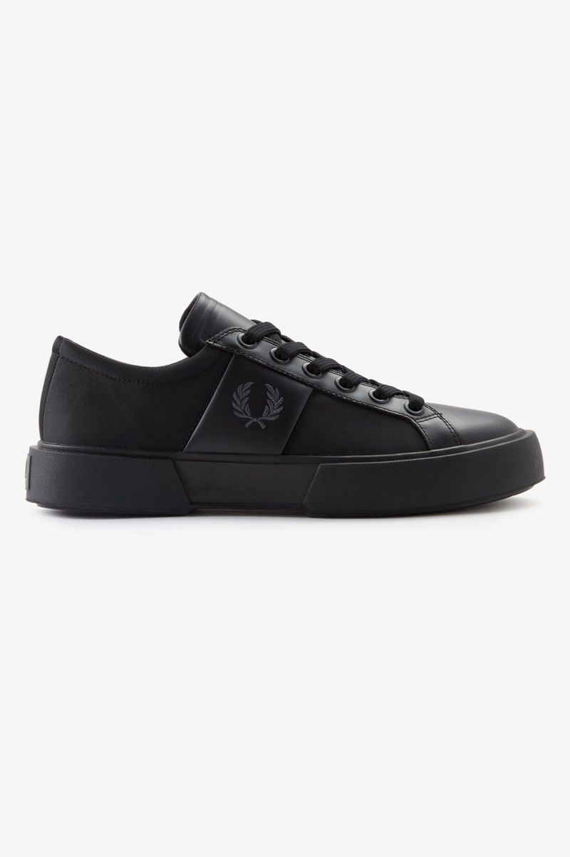 Men\'s Fred Perry Exmouth Shoes Black | 3269514-CO