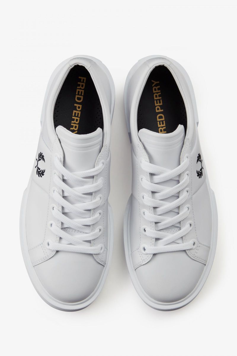 Men's Fred Perry Exmouth Shoes White | 0279513-FZ