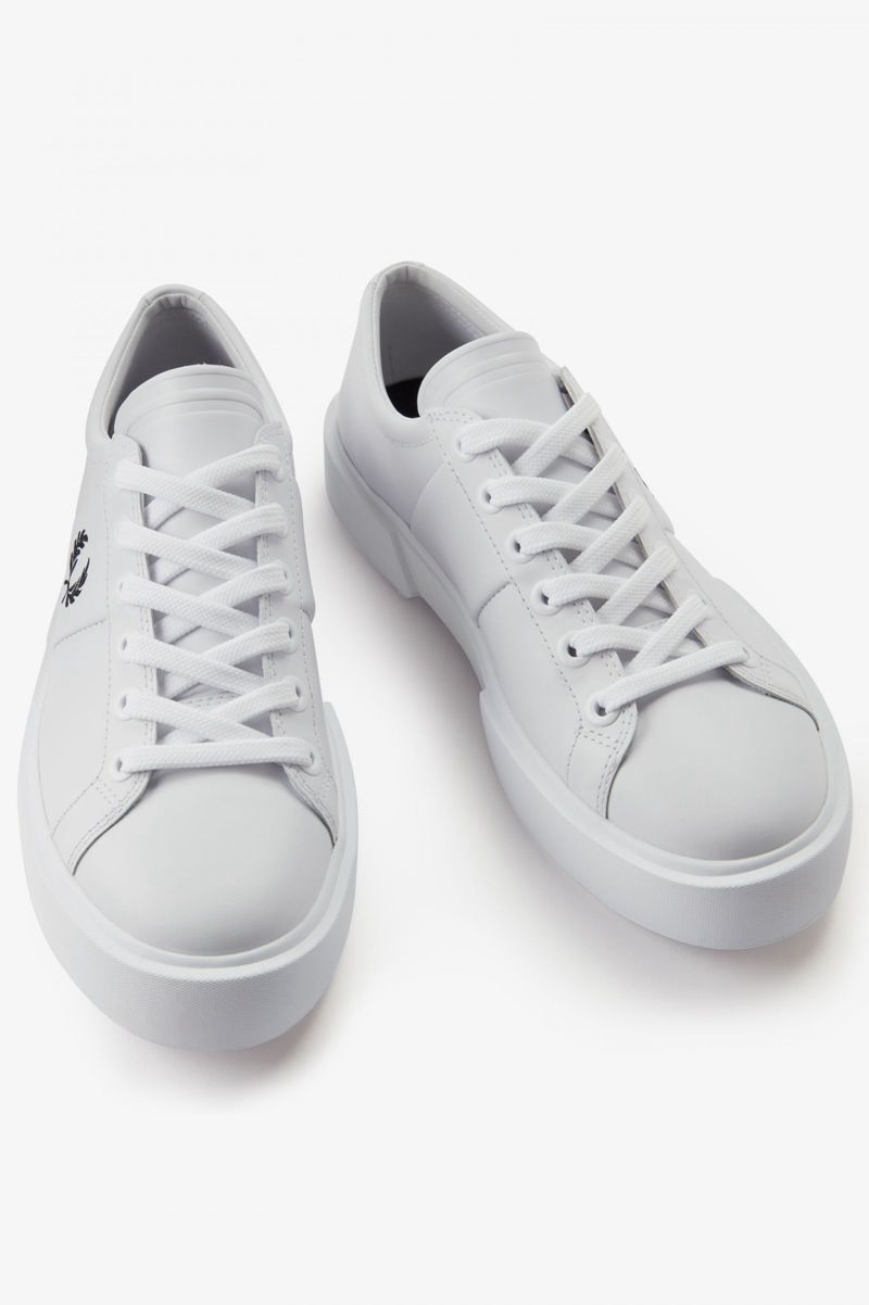 Men's Fred Perry Exmouth Shoes White | 0279513-FZ