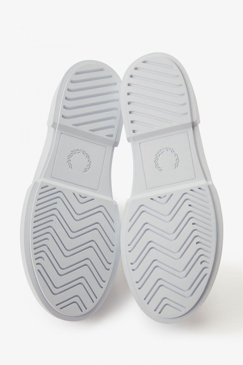 Men's Fred Perry Exmouth Shoes White | 0279513-FZ