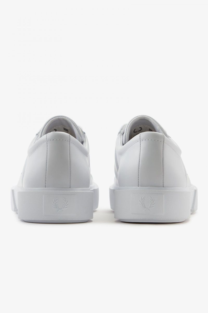 Men's Fred Perry Exmouth Shoes White | 0279513-FZ